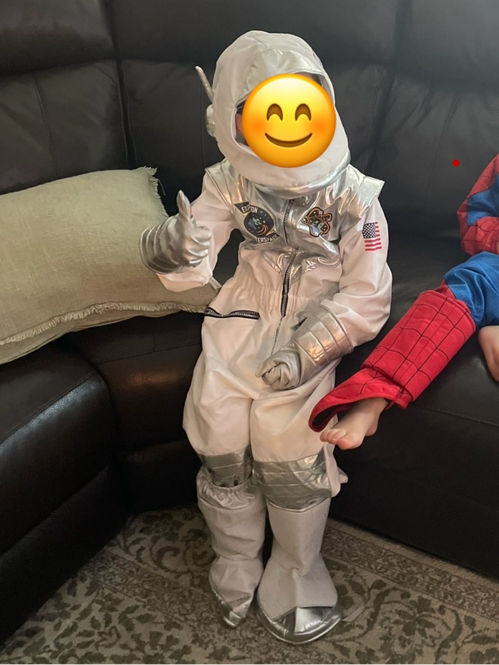 Astronaut Space Costume White Silver Jupiter Project Size M 7-8